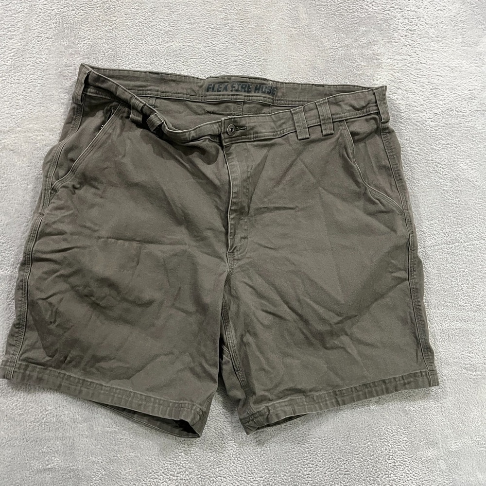 Duluth Trading Flex Fire House Shorts Mens 42* Cargo Pockets Stretch‎ Workwear